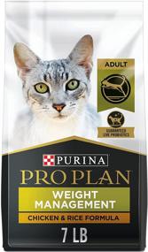 img 4 attached to Purina Pro Plan Weight Management, High Protein Dry and Wet Cat Food for Adult Cats