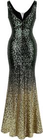 img 3 attached to 👗 Angel Fashions Glitter Flapper Evening Dresses for Women - Women's Clothing and Apparel