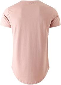 img 3 attached to KLIEGOU Cotton Hipster Crewneck T Shirt Men's Clothing for Shirts