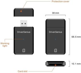 img 4 attached to 📸 V.TOP USB 3.1 (USB3.0) Считыватель/писатель карт SD4.0/SDXC/SDHC UHS-II с включенным слотом для не-UHS MicroSD