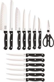 img 3 attached to 🔪 Оптимизированный для SEO: Набор кухонных ножей Chicago Cutlery Essentials из нержавеющей стали (15 предметов)