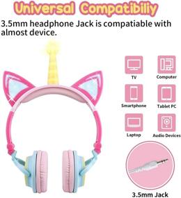 img 1 attached to Olyre Headphones Childrens Foldable Toddlers Cell Phones & Accessories