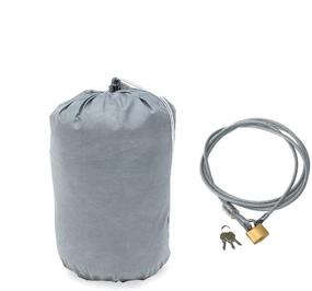 img 1 attached to 🚙 Premium Grey Full Car Cover with Lock, Cable, and Storage Bag for 1976-2006 Jeep CJ, Wrangler YJ & TJ – RAMPAGE PRODUCTS 1201