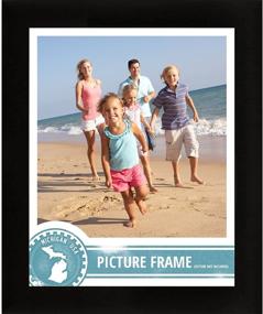 img 2 attached to 🖼️ Craig Frames 1WB3BK 18x24 Inch Picture Frame, Sleek Wrap Finish, 1" Wide, Black