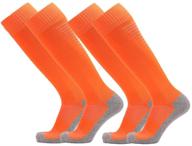 fitliva orange soccer baseball socks logo