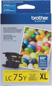 img 2 attached to Brother Printer LC75Y High Yield (XL Series) Yellow Cartridge Ink