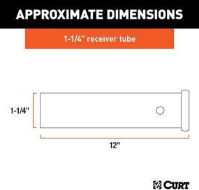 img 3 attached to CURT 49512 Steel Receiver Tubing