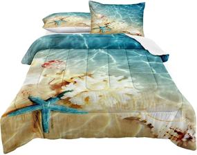 img 3 attached to Lris Bedding Comforter Fashion Pillowcases