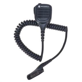 img 1 attached to 🎙️ Motorola PMMN4076 PMMN4076A Windporting Remote Speaker Mic with 3.5mm Audio Jack - Compatible with XPR3300, XPR3500 Series