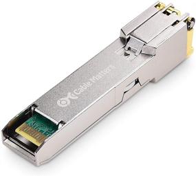img 3 attached to 💻 Cable Matters 1000BASE-T Gigabit SFP to RJ45 Copper Ethernet Modular Transceiver for Cisco, Ubiquiti, TP-Link, Huawei, Netgear, and Supermicro Equipment: Fast and Reliable Network Connectivity Solution