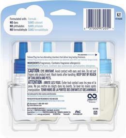 img 3 attached to 🌬️ Febreze Plug in Air Fresheners: Heavy Duty Crisp Clean Odor Eliminator, 100-Day Supply, Scented Oil Refill (2 Count)