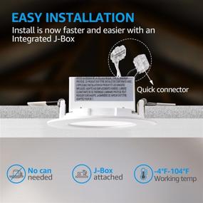 img 2 attached to 🔦 TORCHSTAR Certified Recessed Downlight, Equivalent to Higher Wattage