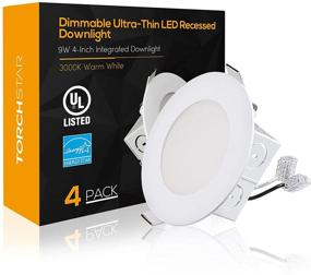 img 4 attached to 🔦 TORCHSTAR Certified Recessed Downlight, Equivalent to Higher Wattage