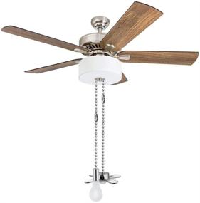 img 3 attached to 🎐 1 Set of 2 Nickel Beaded Ball Ceiling Fan Pull Chains, 13.6 Inches with 3mm Diameter - Including Connectors