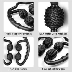 img 1 attached to 🔧 Ultimate Foam Roller Massage Stick: Alleviate Leg Muscle Soreness, Deep Tissue Pain Relief, and Facsia Relaxation Post-Workout