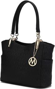 img 4 attached to Mia Collection Shoulder Handbag Women Women's Handbags & Wallets for Totes