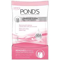 ponds moisture clean towelettes luminous logo