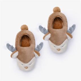 img 3 attached to Jee Trum Toddler Slippers Grey007 Boys' Shoes and Slippers