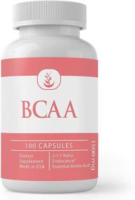 img 4 attached to BCAA Capsules Pre Workout Non GMO Gluten Free