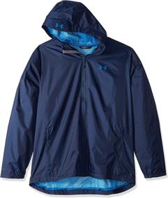 img 1 attached to 🌧️ Enhanced Rain Protection: Under Armour Men's Forefront Rain Jacket