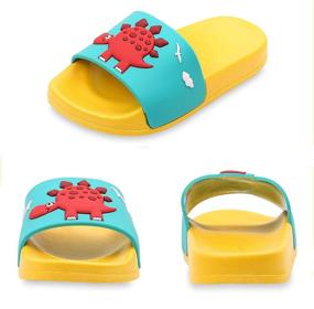 img 2 attached to 👶 Ultimate Safety & Comfort: Toddler Anti-Slip Sandals for Outdoor Adventures & Bathroom Use