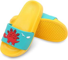 img 1 attached to 👶 Ultimate Safety & Comfort: Toddler Anti-Slip Sandals for Outdoor Adventures & Bathroom Use