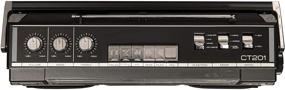 img 1 attached to Crosley Retro Bluetooth Boombox Cassette Player CT201A-BK with AM/FM Radio, Bass Boost - Black