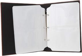 img 1 attached to 📀 Bellagio-Italia Corona Caffe DVD Storage Binder - Holds Up to 48 DVDs, CDs, or Blu-Rays - Keeps DVD Cover Art - Acid-Free Sheets