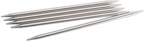 img 1 attached to CHIAOGOO 6-Inch Stainless Steel Double Point Knitting 🧶 Needles, 2.5/3mm - Durable and Versatile Tools for Precision Knitting