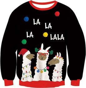 img 4 attached to BFUSTYLE Christmas Sweater Pullover Sweatshirt Boys' Clothing : Sweaters