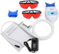 🦷 dental teeth whitening led light bleaching accelerator system with whitening lamp and goggles: achieve professional teeth whitening at home logo