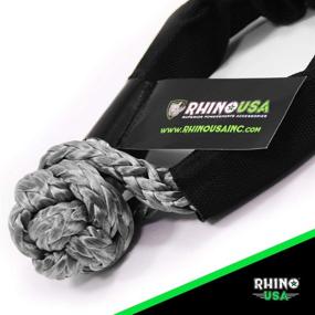 img 1 attached to Rhino USA Synthetic Shackle 2 Pack