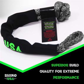 img 3 attached to Rhino USA Synthetic Shackle 2 Pack
