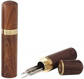 img 2 attached to 🪥 Portable Okared Wood Toothpick Dispenser