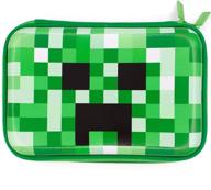 👦 cute boys' green pencil case - cool school supply organizer with zipper | pen box holder bag for kids логотип