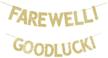 farewell goodluck banner leaving graduation logo