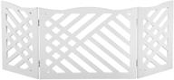 etna freestanding wood 3 panel fence logo