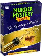 🍾 the champagne murder - murder mystery party game for 6-8 players (ages 18+), role play game by university games logo