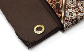 img 1 attached to Christopher Tanner Classic Handkerchief Cufflinks for Men's Clothing and Shirts