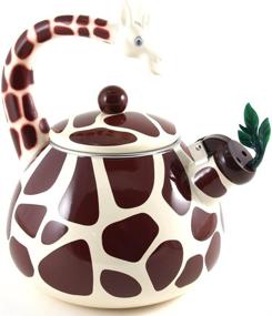 img 2 attached to 🦒 Чайник для свиста "Жираф" от Supreme Housewares: Улучшите свой чайный опыт!