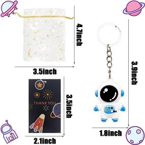 img 2 attached to Astronaut Keychain Organza Birthday Holiday