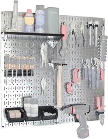 img 3 attached to 🔧 Maximize Storage and Organization with Wall Control Galvanized Steel Pegboard Tool Organizer