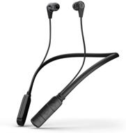 skullcandy ink'd bluetooth беспроводные наушники: высококачественный звук, шумоизоляция, 8-часовой аккумулятор, легкая ободка [черный] логотип