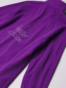img 1 attached to Adidas Originals Polarfleece Half Zip Черный Мужская одежда