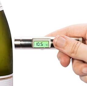 img 1 attached to 🍷 Alltemp Select Infrared Wine Thermometer with Clip - Enhanced by Sleek Plastic Casing