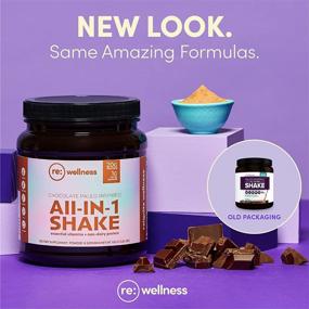 img 2 attached to Reignite Wellness Chocolate Paleo-Inspired All-in-One Shake: Keto-Friendly Protein Powder for Lasting Energy - 15 Servings, 1.22 lbs by JJ Virgin