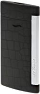 🔥 s.t. dupont slim 7 dandy lighter - black logo