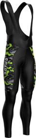 img 3 attached to 🚴 Sparx Men Winter Cycling Thermal Roubaix Bib Tights - Padded Bib Pants with High Visibility for Maximum Comfort and Style