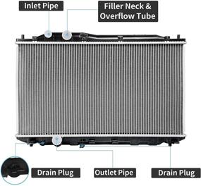 img 1 attached to Radiator Honda Civic Sport ATRD1045