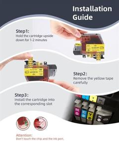 img 1 attached to 🖨️ Compatible Q-Image Ink Cartridge Replacement for Brother LC3019 XXL LC3017 Ink (Black Cyan Magenta Yellow, 4 Pack) - for Brother MFC-J5330DW MFC-J6730DW MFC-J6530DW MFC-J6930DW Ink Printer